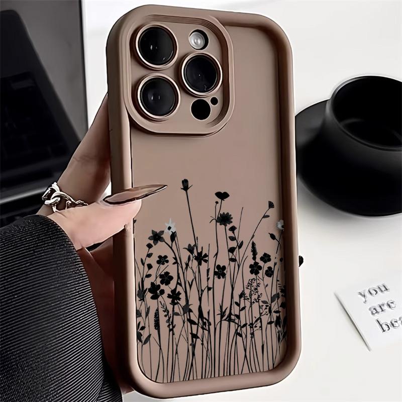 Silicon Flower Case For Samsung Galaxy S24 Ultra A55 5G A54 A35 A34 A33 A32 A15 A14 A13 A12 A53 A52s S23 S22 S20 S21 FE Funda