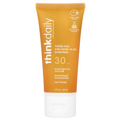 Denní, Tónovaný zinkoxidový opalovací krém na obličej, SPF 30, 59 ml(2 tekuté unce)