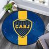 Club Atletico Boca Juniors3 Round Area Rug,Carpet Rug for Living Room Bedroom Sofa Playroom Decor,Non-slip Floor Mat