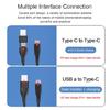 USB TypeC Cable, Supports USB-A to TypeC, Type-C to Type-C 65W Fast Charging and