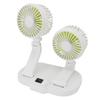 Dual Heads USB Fan for Car Dashboard Multi Speeds Quiet Portable Vehicle Cooling Fan for RV Truck