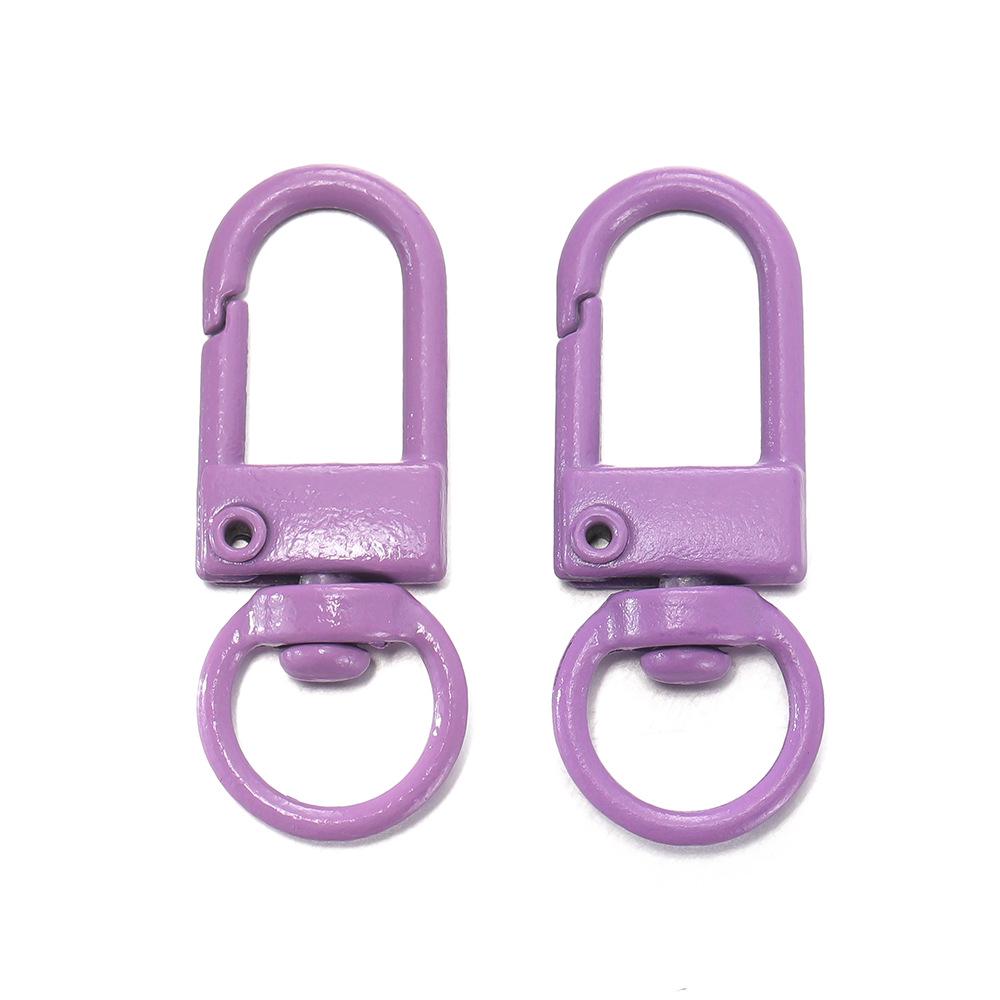 New Color Spray Paint Door Buckle Keychain: DIY Doll Pendant for Phone & Bag