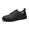 Fashion 2025 High Quality Leather Casual Shoes Luxury Brand Men's Lightweight Flat Shoes Lace-up Oxford Comfortable Outdoor Walk Shoes