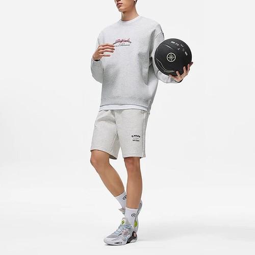 Li Ning LiNing men's crewneck sweatshirt with letter print and baseball cap-style back