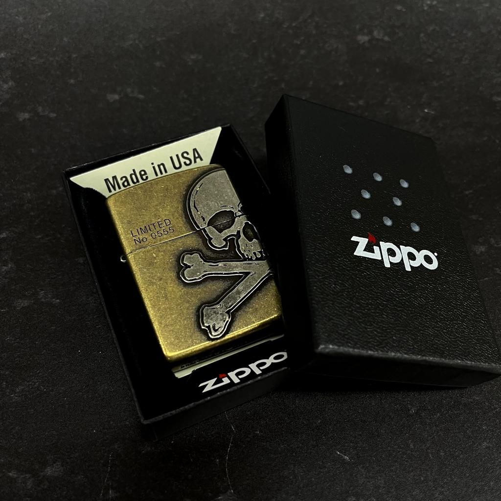 Zippo Lighter Skull Limited Edition Design LTD 2BB-SKULL