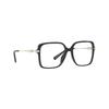 MICHAEL KORS Temples with English letters Alloy Irregular Optical Frame Women's Black