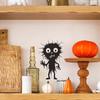 Features Black Halloween Cartoon Switch Sticker Pvc Wall Decor For Living Room