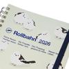 Delfonics Planner 2026 Edition (Starts October 2025) Rollbahn Log Chart Animal Large Monthly Planner (Mint)