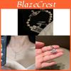 Saturn Pearl Necklace With Cz Microinlay Ushaped Pendant For Elegant Women
