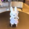 Plush Cute Rabbit Doll Cute Plush Backpack Pendant Rabbit Doll Keychain Bunny Keyring Backpack Hanging Decoratiion Birthday Gift