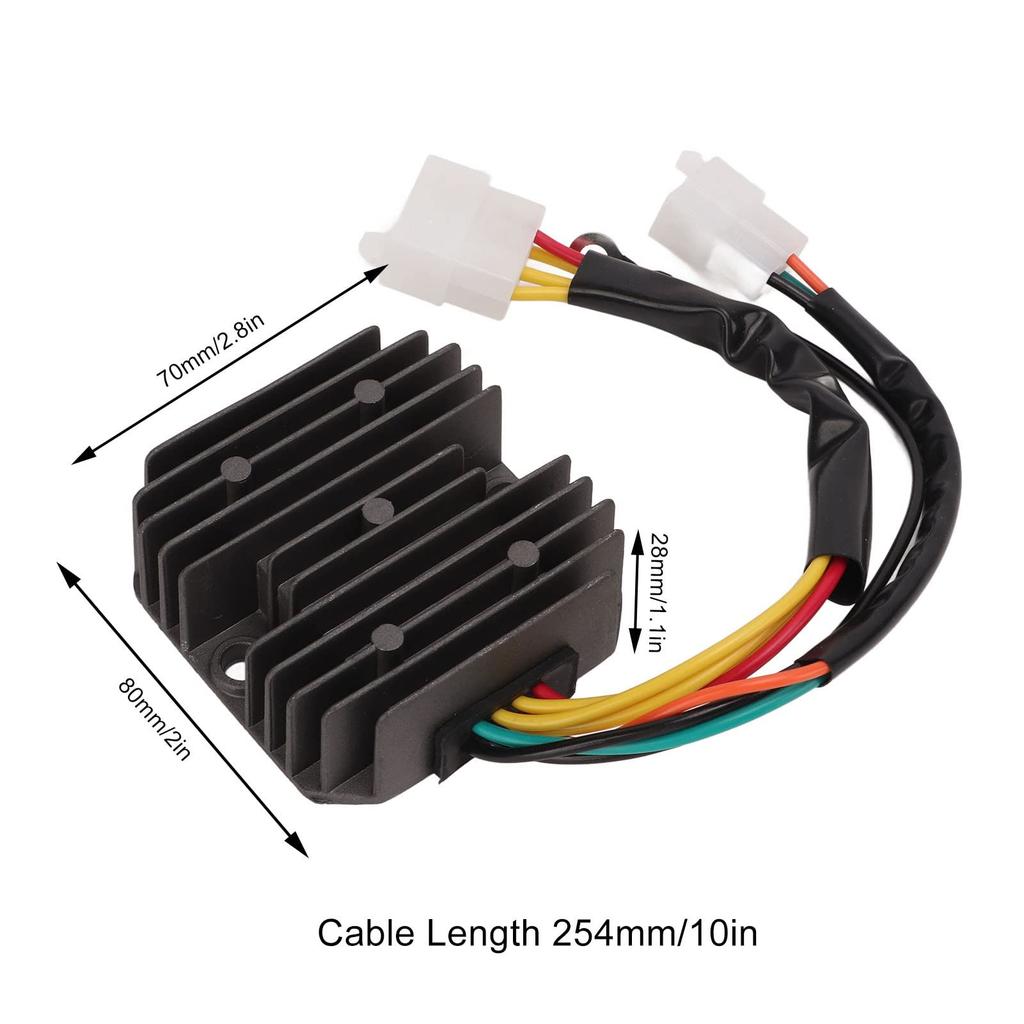 Ignition System Motorcycle Voltage Regulator 32800-31021 7 Pin Replacement Suzuki Gt380 Gt550 Ts400