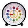 Retro Metal Silent Alarm Clock with Night Light Children's Student Desktop Clock Clock
