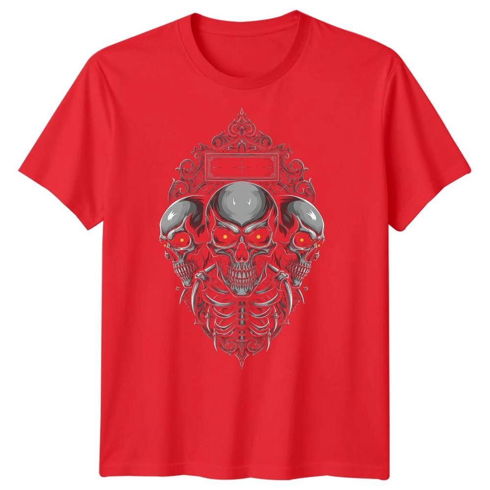 Skulls Dark Art Unisexs TShirt Ornate Graphic Tee