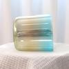 Handmade Blue & Yellow Gradient Crystal Singing Bowl for Sound Therapy & Yoga Relaxation