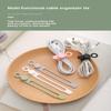 Silicone Cable Ties,Cord Organizer,Cable Straps,Reusable Cord Ties,Travel Cable Organizer ,Cute Elastic Tie, Wire Ties