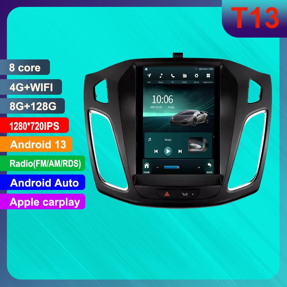 Ford Focus MK3 Navigation System: Android HD GPS with Reverse Camera & CarPlay Compatibility