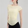 Sports Short Sleeved Women's Summer Thin Loose Mesh Pilates Yoga Hoodie Top Quick Drying Fitness Running T-shirt