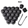 20PCS Car Tire Screw Cap Car Wheel Nuts Covers Auto Caps Hub Screw Protector Bolt Head Cover Cap Plastic Tire Wheel Screw Bolts