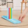 Familieavond Bordspel 1/2 Sets Kleur Sorteren Stapelspel Regenboog Ring Stapel Puzzel voor Kinderen Volwassenen Uitdaging Avondfeesten