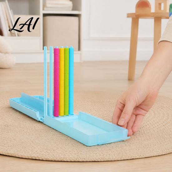 Familieavond Bordspel 1/2 Sets Kleur Sorteren Stapelspel Regenboog Ring Stapel Puzzel voor Kinderen Volwassenen Uitdaging Avondfeesten
