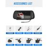 KTYDKP 7 Inch Car Rear View Camera with Mirror Monitor for Vehicle Parking Rervesing Camera with 7" TFT LCD HD Screen Universal