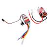 RC Brushed Motor ESC Combo Set 540 12T Brushed Motor and 60A ESC with 2A BEC T Plug for RC Car Boat Upgrade