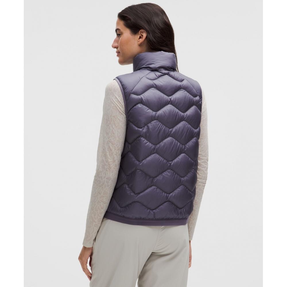 Lululemon Women S Featherweight 900 Down Fill Quilted veSt Grape miSt