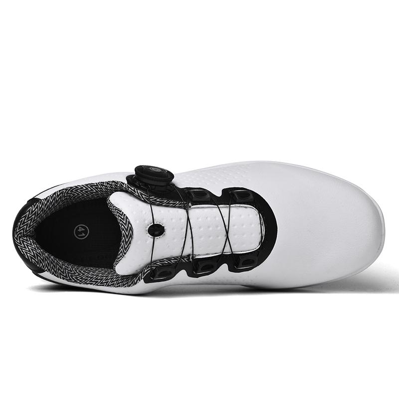Professionella antisladd vattentäta golfskor med knoppar Spänne Unisex skor Lättvikts golfsneakers