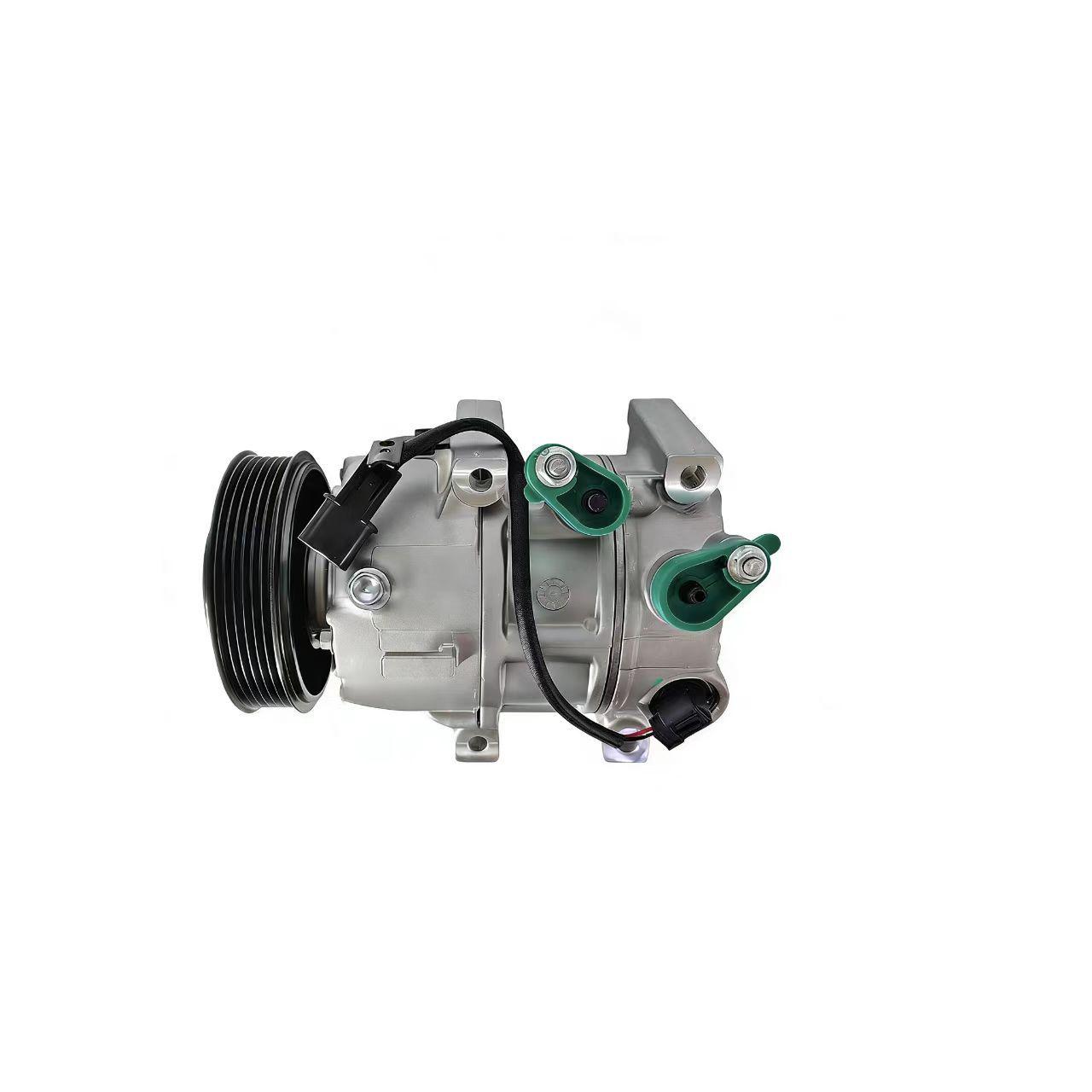 The VS16E compressor is compatible with Kia K5 models, part numbers 1177317, 140910C, 2021813, and 977013R000. /