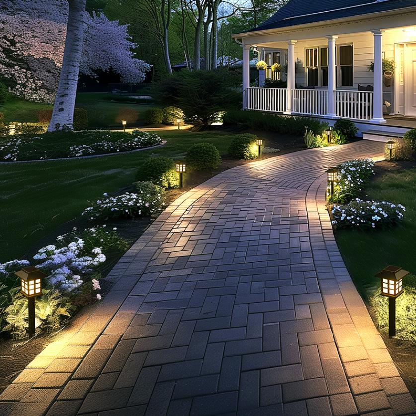 Solar Garden Walkway Lights - Perfect for Paths, Flower Beds, Terraces, and Courtyards