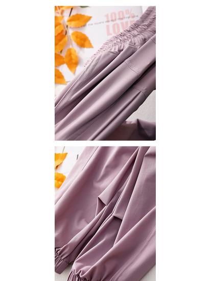 Girls’ Quick-Dry Summer Sports Pants 2024: Loose, Casual, Long Pants for Kids.