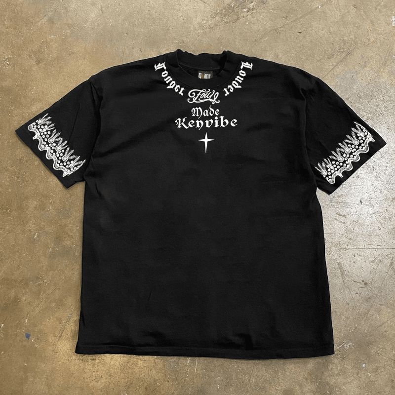 

Chen s Story Is 260G More than Heavy Weight Pure Cotton! American Retro Fashion Brand Short Sleeve T-shirt Men and Women Heavy Weight 100% Cotton Coat Black 3XL [260g Heavy weight pure cotton]]