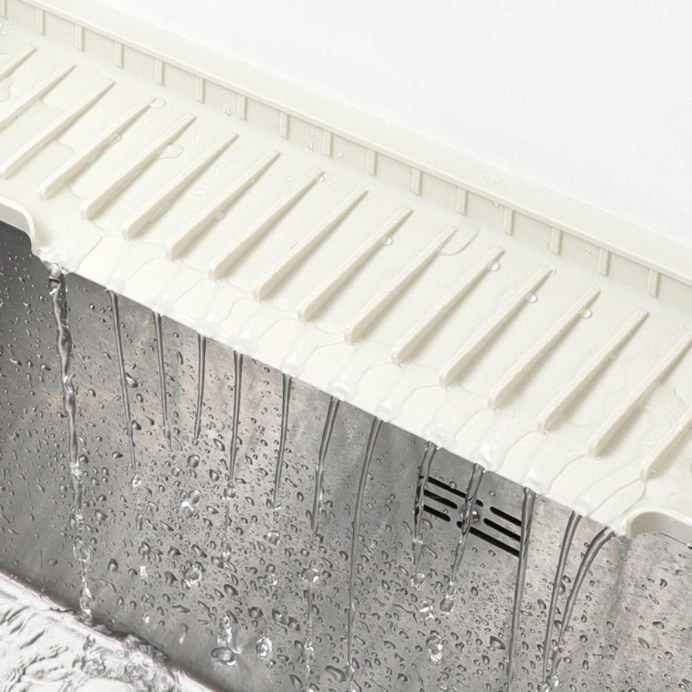 Silicone Sink Drain Pad Narrow Edge Faucet Splash Pad Kitchen Sink Splash Guard  Wash Basin