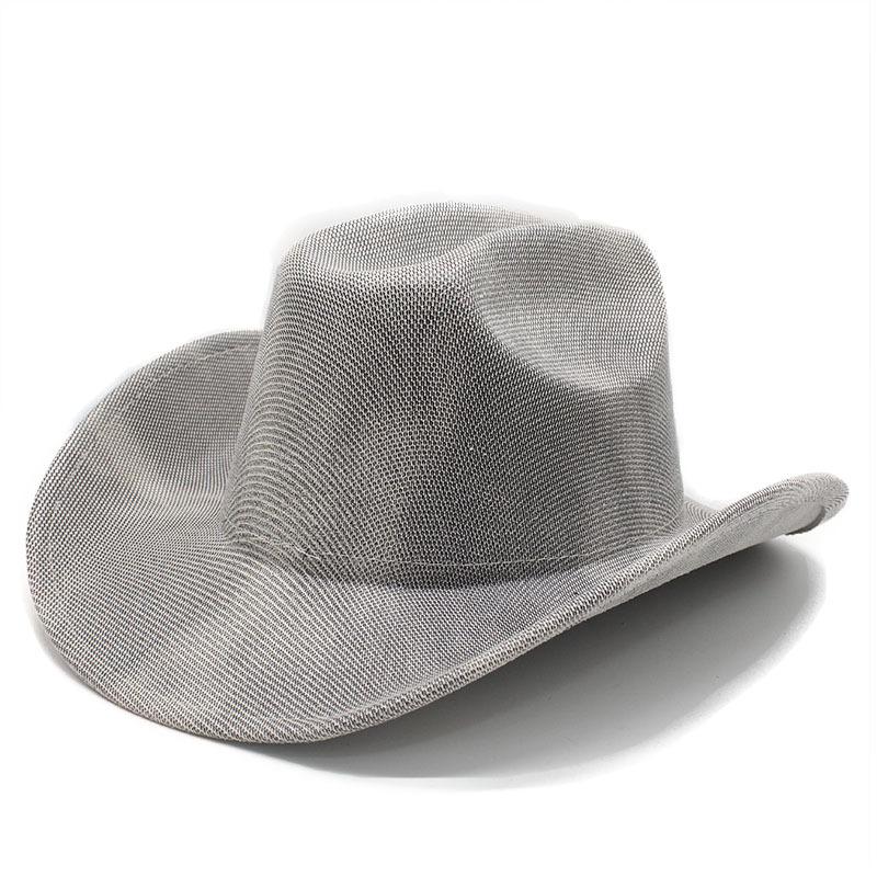 Cracked Light Board Top Western Cowboy Hat Festival Stage Performance Top Hat Trendy Jazz Hat