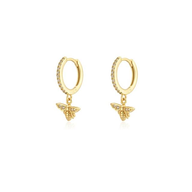 Tier Ohrringe Bling Zirkon Creolen Für Frauen Mädchen Hochzeitsschmuck Pendientes Orecchini Hängeohrringe Trend