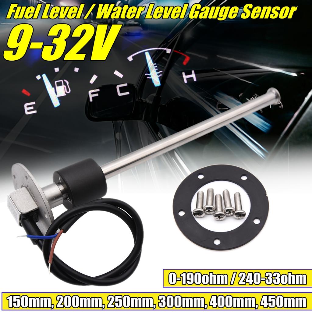 Buy 0-190 ohm 240-33ohm Water Level Guage Meter Fuel Level Sensor Fuel ...