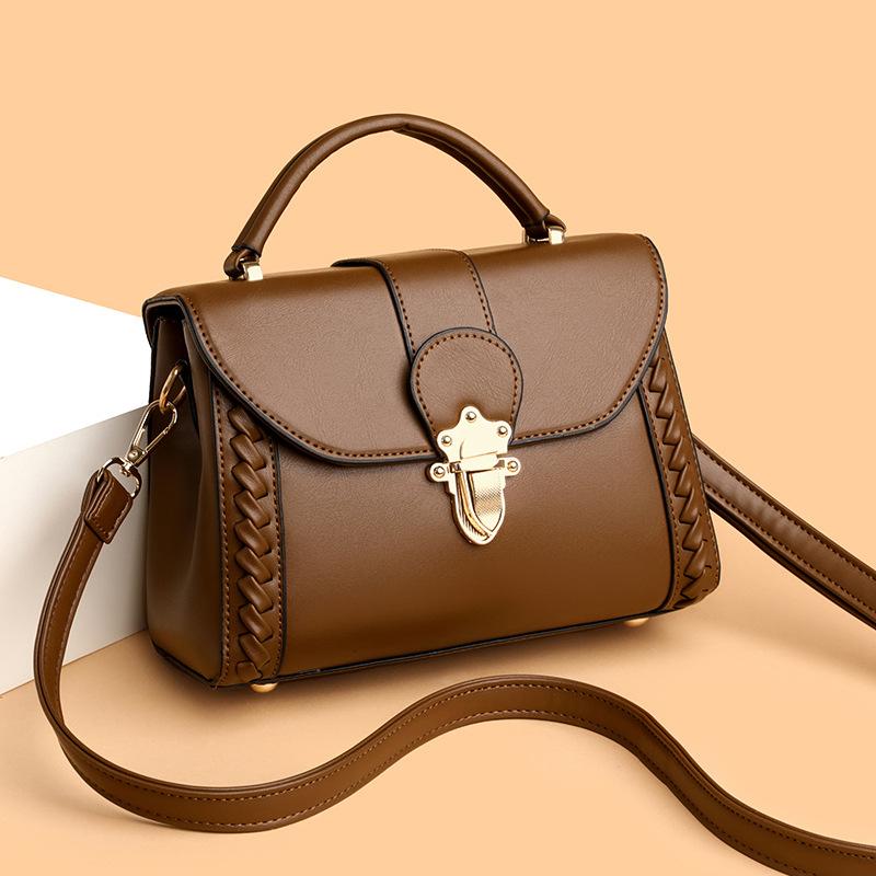 2026 New Fashion Soft Shoulder Bag Simple Handheld Crossbody Women's Small Square Bag