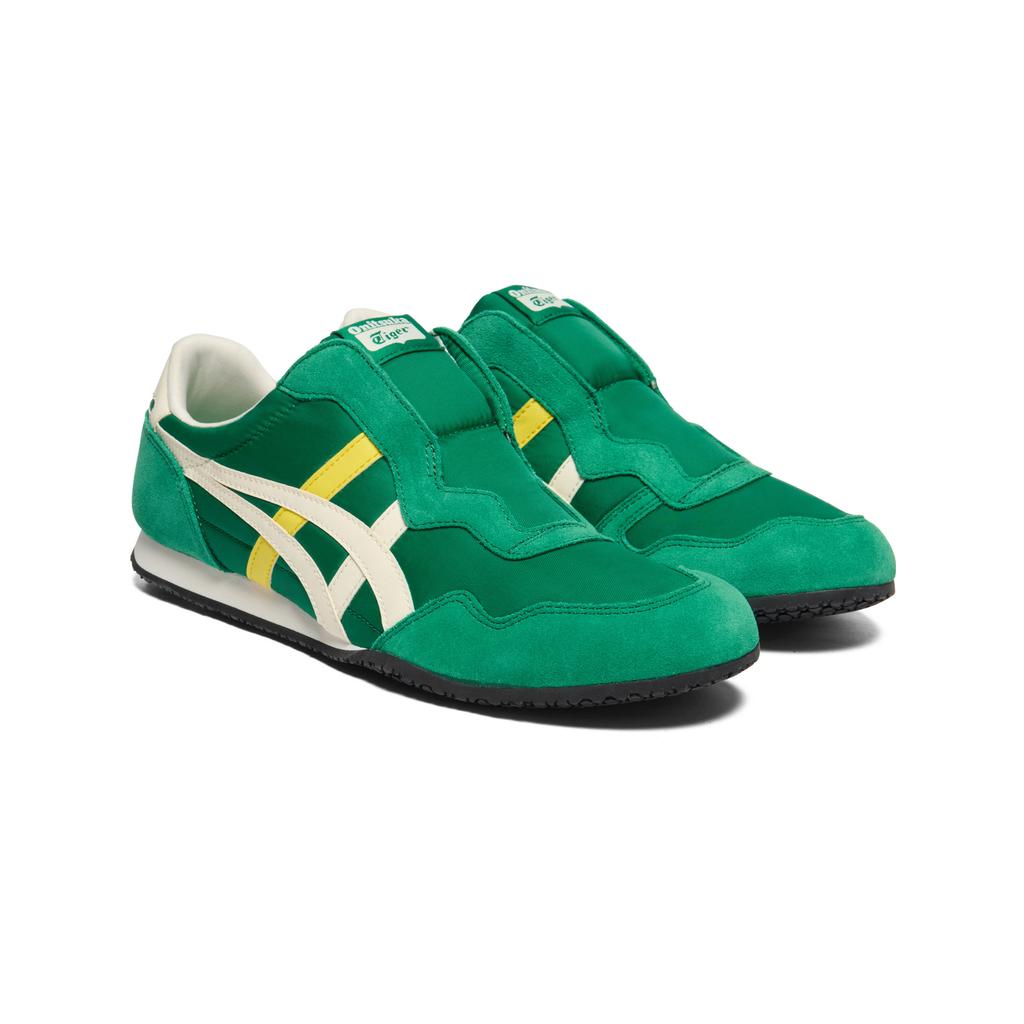 Onitsuka Tiger SERRANO Slip on Fabric Casual Shoes Unisex Green/Beige 1183C615-300
