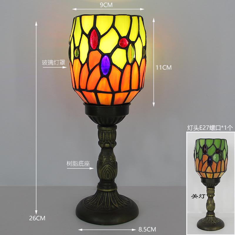 EU /AU /UK /US Plug Mini Retro European-style Bedside Table Lamp for Bedroom Dining Room Study Bar and Coffee Shop