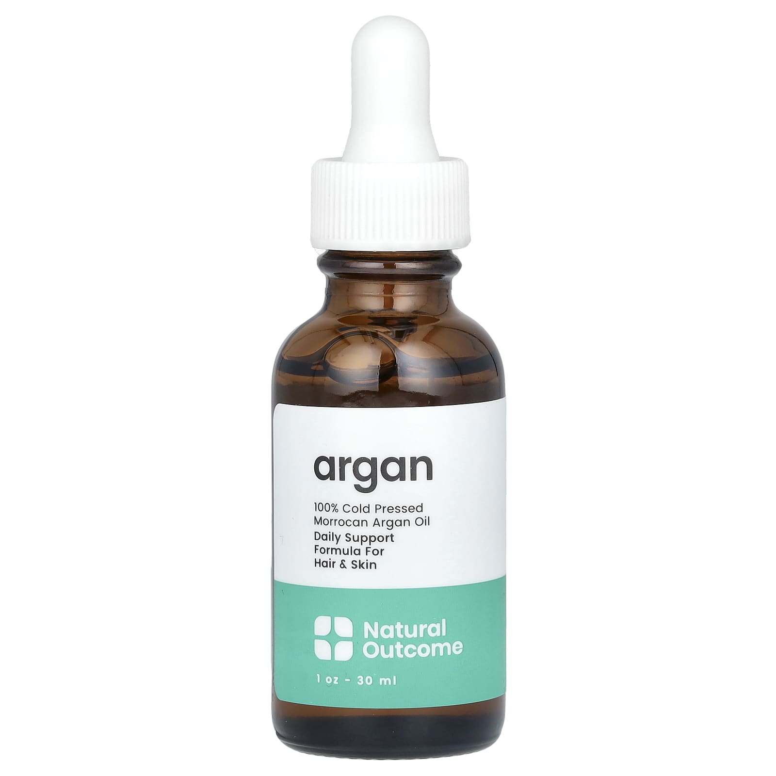 

Natural Outcome, 100% марокканська арганова олія холодного віджиму, 30 мл (1oz)