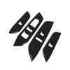 LHD For Nissan Kicks 2025 2026 ABS Carbon Fibre Car Window Switch Switch Button Window Switch Panel Cover Trim Accessories