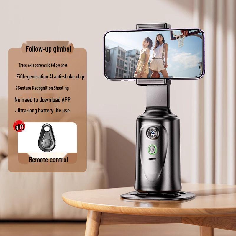 360° Auto-Rotating Selfie Stick & Gimbal with Face Tracking