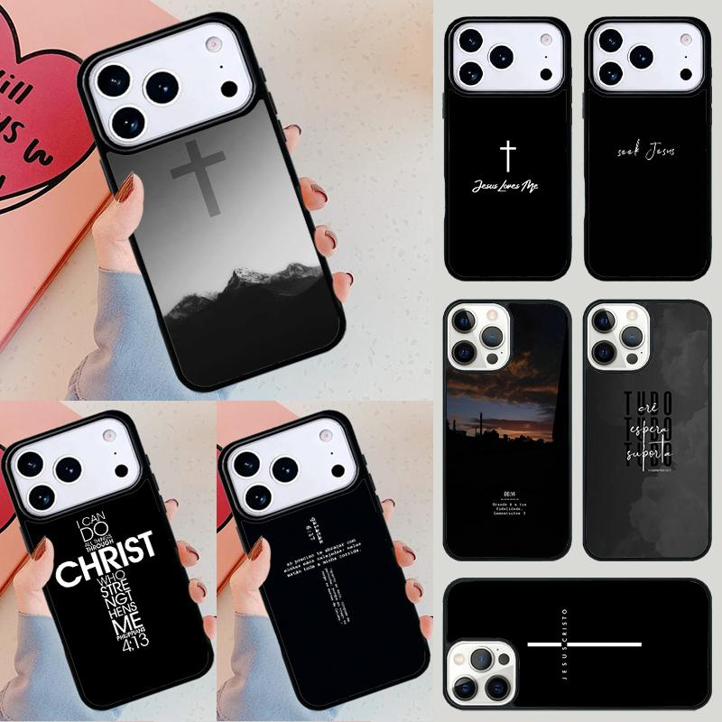 Christian Jesus Gods Love Phone Case For Apple iPhone 17 Air 16E 15 14 Plus 13 12 11 Pro Max Mini Funda Cover