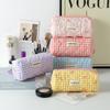 Makeup Bag Bow Pencil Case With Soft Fabric For Travel And Daily Use Fashion