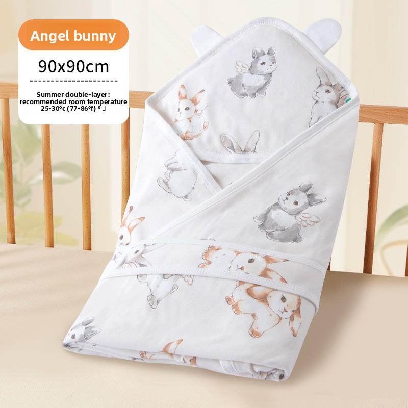 Baby Quilt Spring and Summer Thin Cotton Quilt Newborn Baby Bag Single Swaddle Blanket