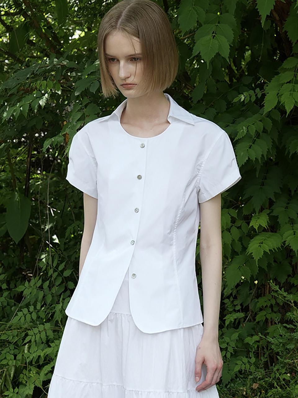 Raye Coa Hourglass Blouse (White) 1