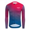 Men's Short Sleeve Cycling Jersey Summer Quick Drying Wear-resistant Breathable Gradient Bicycle Jersey Road Bike Shirts