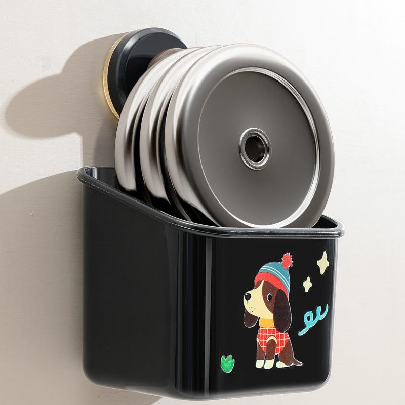 Suction Cup Wall Mounted Non Perforated Toilet and Bathroom Storage Rack