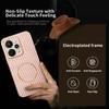 For Realme 15 5G Phone Case Carbon Fiber Textured Electroplated TPU Back Cover