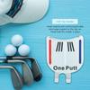 Ein Putt Langlebiger Metall Golf Mini Magnetischer Ballmarker Golfer Hut Visier Clip Zubehör (2 #)